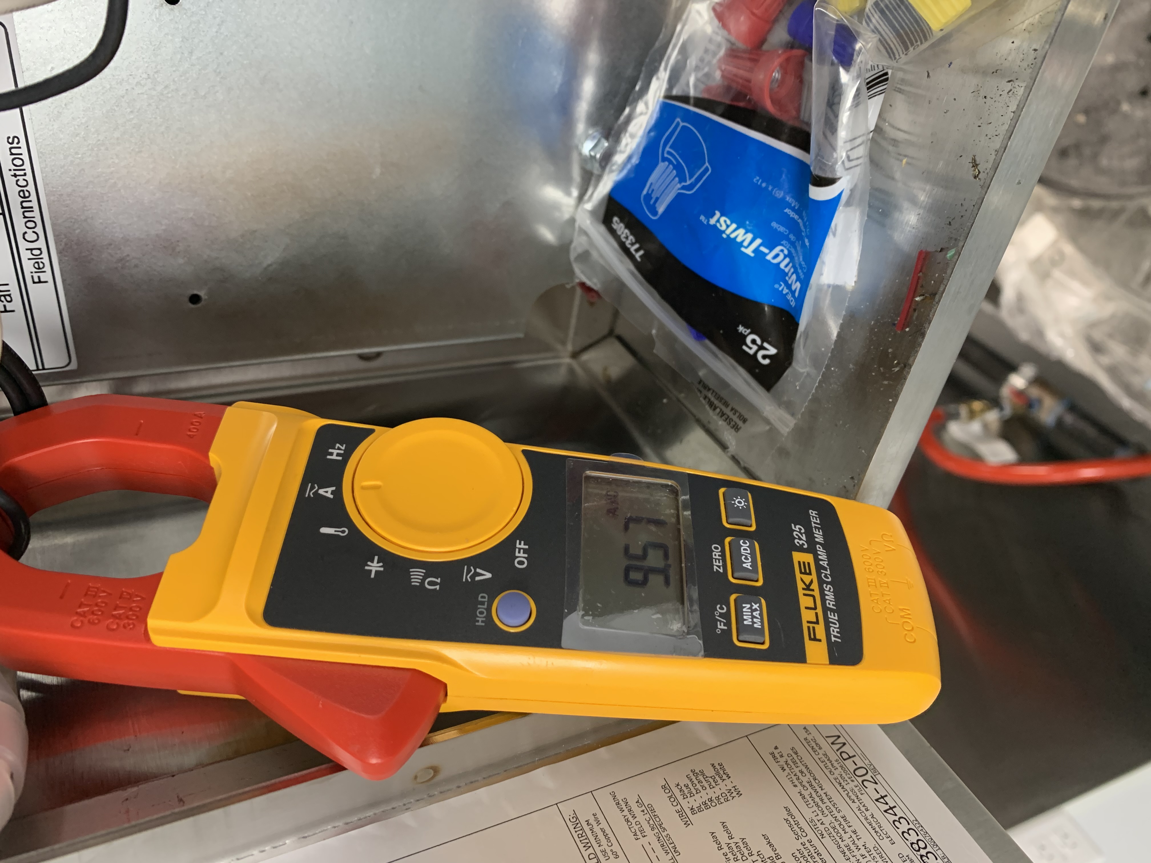 Fluke meter diagnostic work